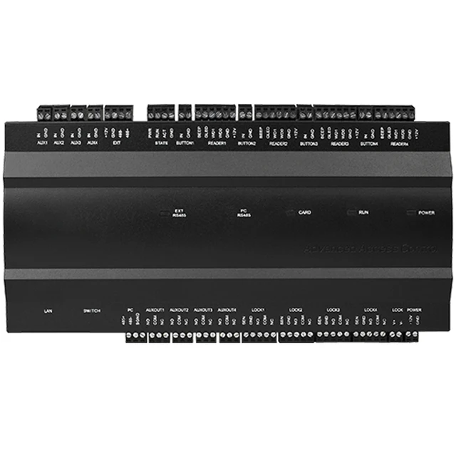 1/2/4door control IP-based Tcp/Ip AccessControl Board RS485 Communication with 125Khz FR1200 Waterproof RS485 Fingerprint Reader 4
