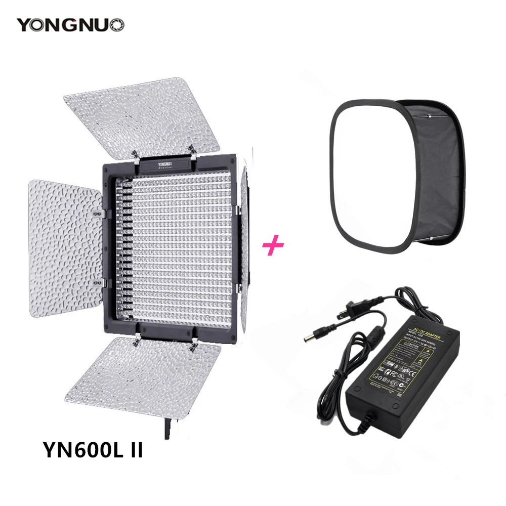 Светодиодсветильник панель YONGNUO YN600LII YN600L II 3200K- 5500K светильник свет для фотосъемки