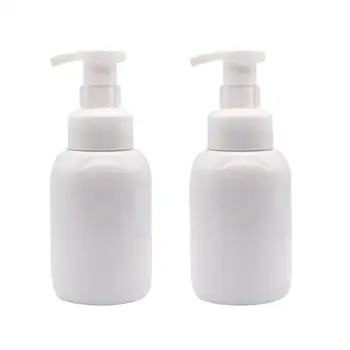 

2Pcs Bottles Reusable Portable Plastic Refillable Pump Bottle Liquid Containers for Shampoo Cleanser