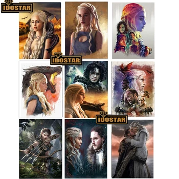 

Dragon Mother 5D DIY square round Diamond Painting game of thrones Cross Stitch Diamond Embroidery Rhinestone Home Decor Gift