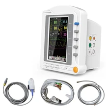 

CONTEC CMS6500 Touch Screen Vital Signs Monitor ICU Patient Monitor 6 Parameters ECG NIBP RESP SPO2 PR TEMP Medical Device