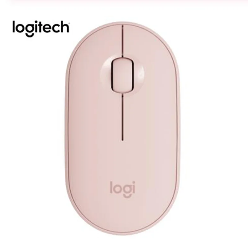 Оригинальная Беспроводная мини-мышь с Bluetooth от компании logitech Pebble, тонкая, 1000 dpi, 100g, высокоточная, оптическая, отслеживающая, Unifying, цветная мышь