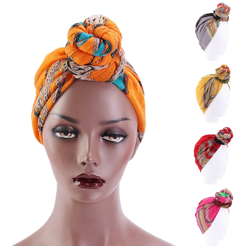 

New Elegant Women Soft 3D Flower Cotton Turban Hat Cancer Chemo Beanies Caps Headwear Headwrap Hair Loss Accessories