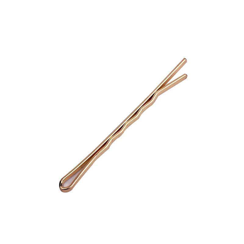5Pcs/Lot Women Hair Clips Hairpins Gold Metal Waved Curly Barrettes Bobby Pins Hairgrip Headdress Hairclip Hair Accessores New