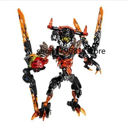 KSZ 613 2 Биохимический воин Bionicle Лава чудовище строительные блоки кирпичи Детский
