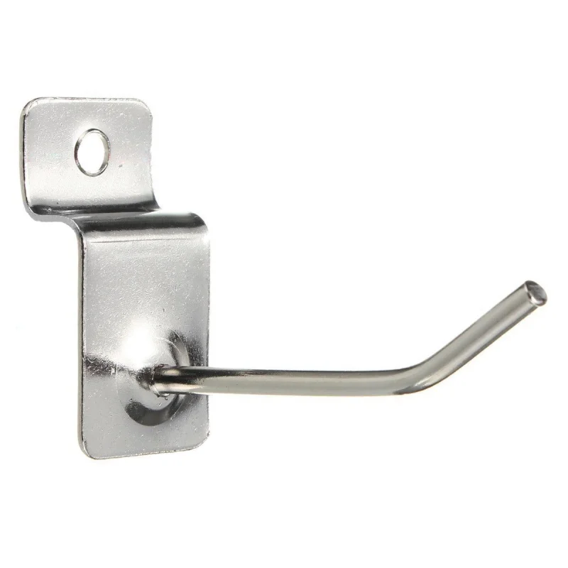 

25 x Slatwall Single Hook Pin Shop Display Fitting Prong Hanger