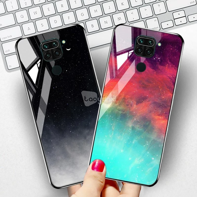Чехол из закаленного стекла для Xiaomi Poco F2 Pro роскошные чехлы бампер Xiomi Redmi Note 9 Pocophone