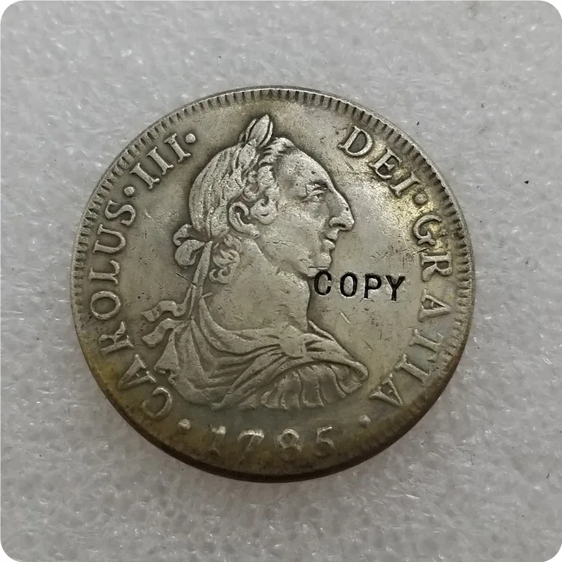 Чили 1779,1781, 1785 DA 4 копия риалов - Цвет: 1785