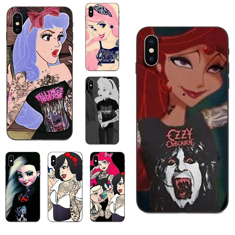 Design Phone Case For Huawei nova 2 2S 3i 4 4e 5i Y3 Y5 II Y6 Y7 Y9 Lite Plus Prime Pro 2017 2018 2019 Tattoo Punk Princess | Мобильные