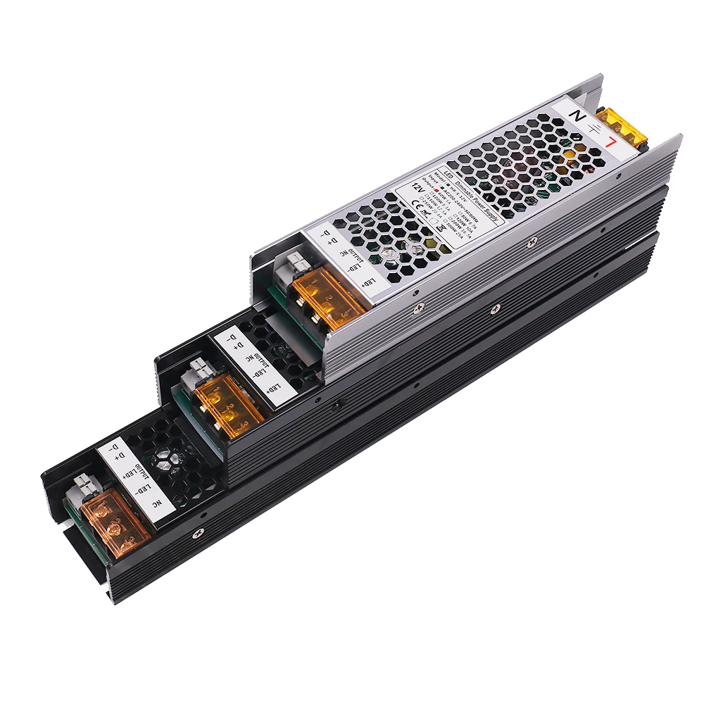tira conduzida 60w 100 150 200 250w adaptador de energia