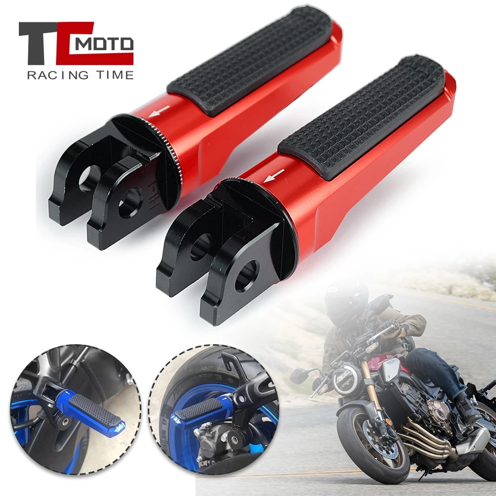 Motorcycle Footrests Front Foot Pegs Footrests for Honda CB600F Hornet CB650R CB1000R CBF600 CBF1000 CBR650F CBR600RR CBR650R CBR900RR CBR1000RR motorcycle accessories,motorcycle foot pedals