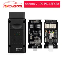 OP COM opcom V 1,99 Mit echt PIC18F458 FTDI FT232RL Chip OBD2 Diagnose Werkzeug OP-COM Für Opel OPCOM v 1,78 45 kann-update
