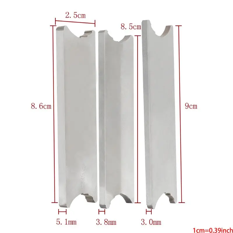3 шт./компл. серебро быстрого Сталь 9x2 5 см совместное инструмент для ремонта