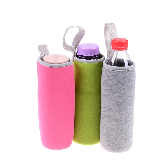 Portable Water Bottle Covers Heat Insulated Cloth Cup Sleeve Case Bottle  Sleeves Storage Bag with Handle - AliExpress