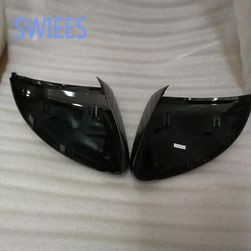 SWIEES для глянцевой черной пары переднее L R зеркало заднего вида крышка VW Golf 7 MK7 2013