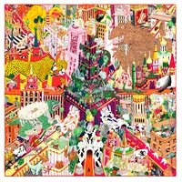 POBING Manual Hand Rolled Twill Silk Scarf Women Animals Kingdom Square Scarves Echarpes Foulards Femme Wrap Bandana Hijab 90CM 1