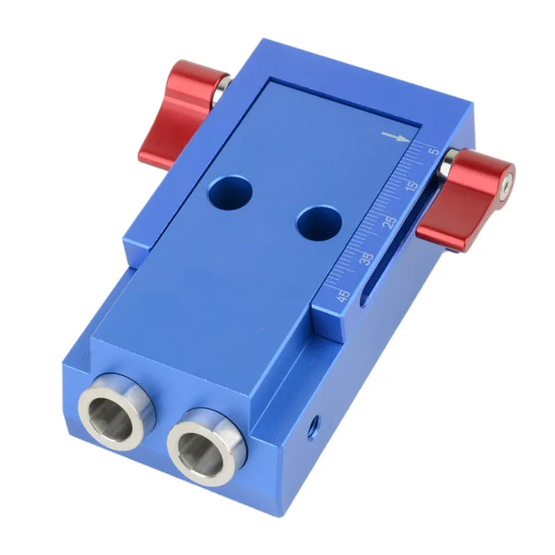 DWZ NEW Mini Pocket Hole Drill Dowel Jig with Step Drilling Bit Woodworking Tool Kit