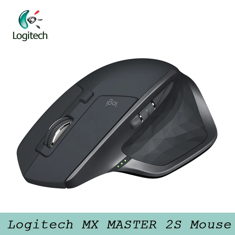 Оригинальная беспроводная мышь logitech MX MASTER 2S с 2,4 GHz 4K dpi с двойным подключением офисная мышь для пользователей и мастеров