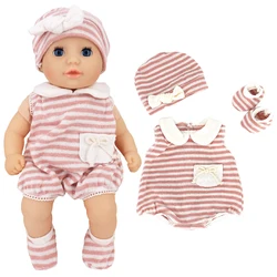 Vêtements et accessoires de poupée de 16 à 18 pouces, ensemble en laine, barboteuses, chapeaux, chaussettes, tenues adaptées à 43cm de poupée Annabell, vêtements de poupée Nenuco 