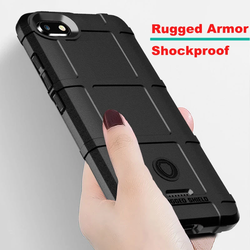 

For Xiaomi Redmi 6A Case Rugged Armor Shockproof Cover For Xiaomi Redmi 6A Redmi 6 Redmi 6 pro Soft Silicon Protection Case