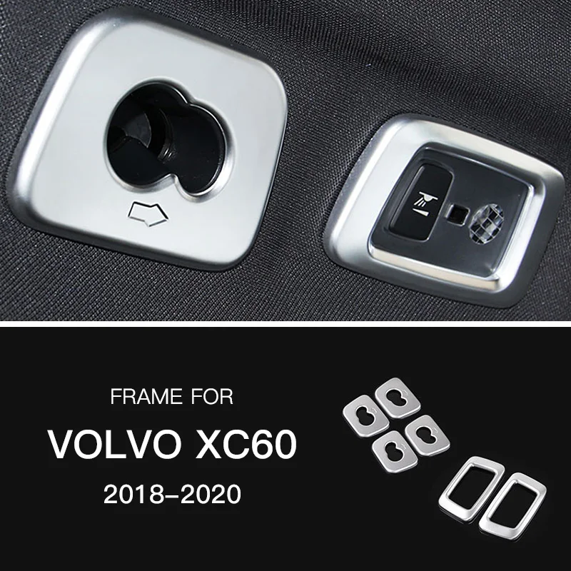 AIRSPEED ABS/нержавеющая сталь для VOLVO XC60 аксессуары Автомобильные Наклейки интерьерные молдинги отделка украшения Стайлинг - Название цвета: Rear light frame