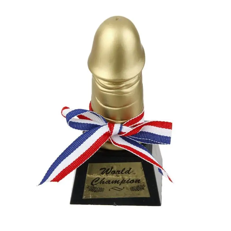 Gold Funny Hen Night Stag Party Supplies Trophy Funny Prop Accessory 