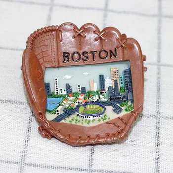 

American Boston Big Lobster Magnetic Resin Fridge Magnet Souvenir Gift DIY Home Kitchen Decoration Supplies