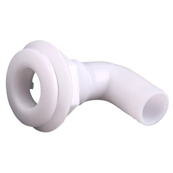 

Drain Kayak Canoe Water Outlet Nylon 1 Inch Hose Bilge Sewage Rafting Scupper Thru-Hull Boat Accessories 90 Degree Marine