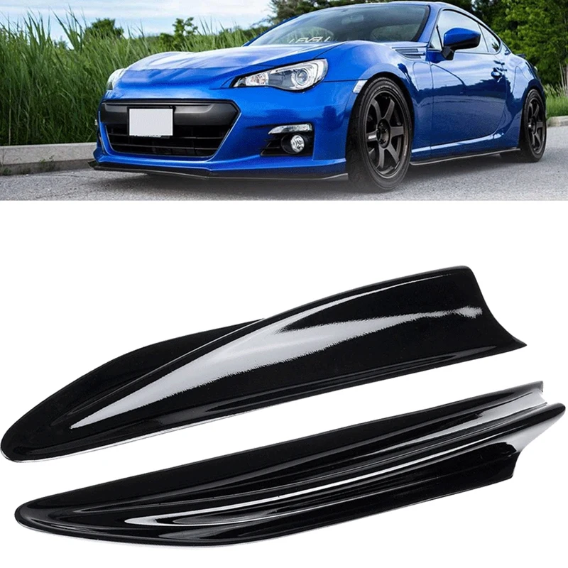Hot 2Pcs Glossy Black Side Fender Fin Vents for Subaru BRZ Toyota 86