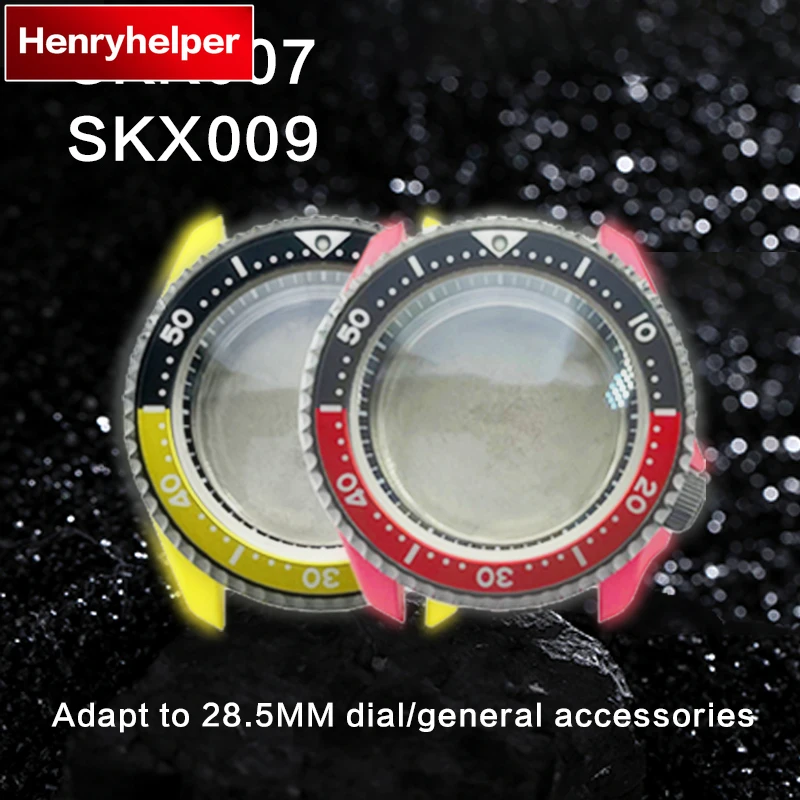 Watch Parts SKX007 Modified Watch Case Accessories For 4R / NH35 / NH36