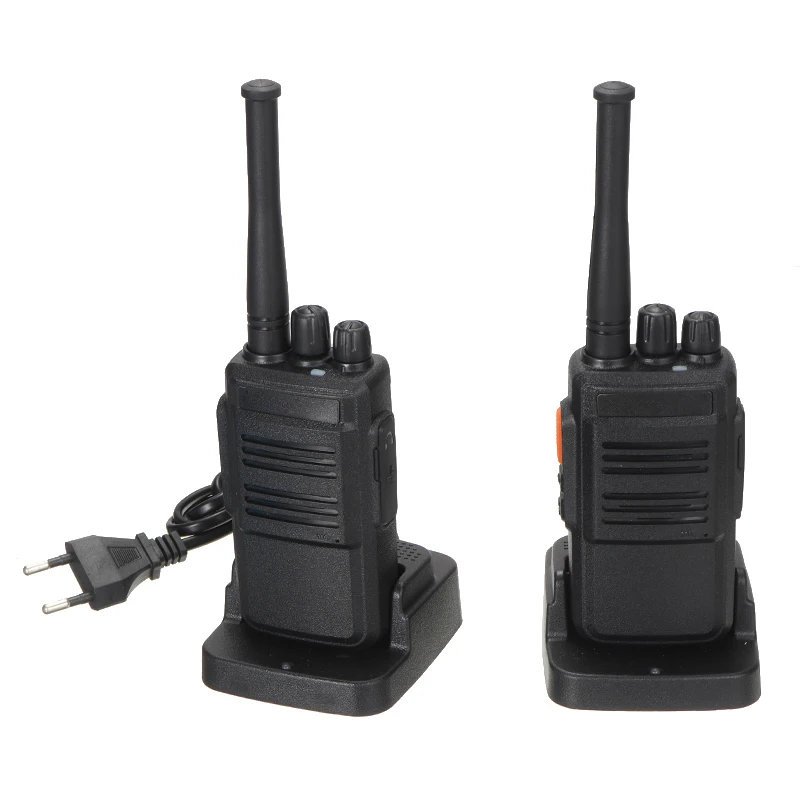 

2pcs Mini Walkie Talkie 2-Way Radio Long Range 16CH 400-470MHz Professional CB Radio Station Portable Hunting Camping Supplies