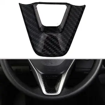 

Set Steering Wheel Trim For Toyota Corolla Hatchback 2019+ Interior Black Useful