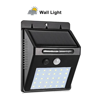 

Solar Garden Light 30 LED Solar Powered PIR Motion Sensor Lamp Waterproof Outdoor Lighting Decoration Lights Wireless Wall Lamp