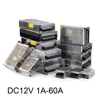 

Power Supply DC 12V 1A 2A 3A 5A 10A 12A 15A 20A 30A 40A Lighting Transformer For LED Strip Light Switching Power Adapter Driver