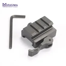 0," 3 слота QD Быстрый Отсоединяемый рычаг замок Riser QR блок Пикатинни адаптер 20 мм адаптер AR15 M16 винтовка красная точка зрения