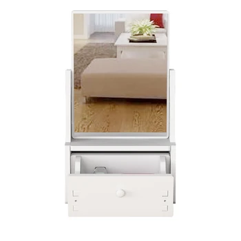 

Makeup mirror portable mirror girl desktop dressing mirror student dormitory dressing table simple mirror with storage box