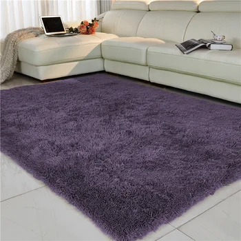 

14 Colors Modern Solid Rugs Pink Puple Carpet Thicker Bathroom Non-slip Area Rug for Living Room Soft Child Bedroom Mat Fur Rug