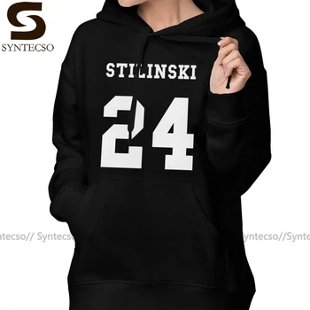 

Stilinski 24 Hoodie Stiles Stilinski 24 Hoodies Navy Blue Printed Hoodies Women Street wear Cotton Kawaii Pullover Hoodie