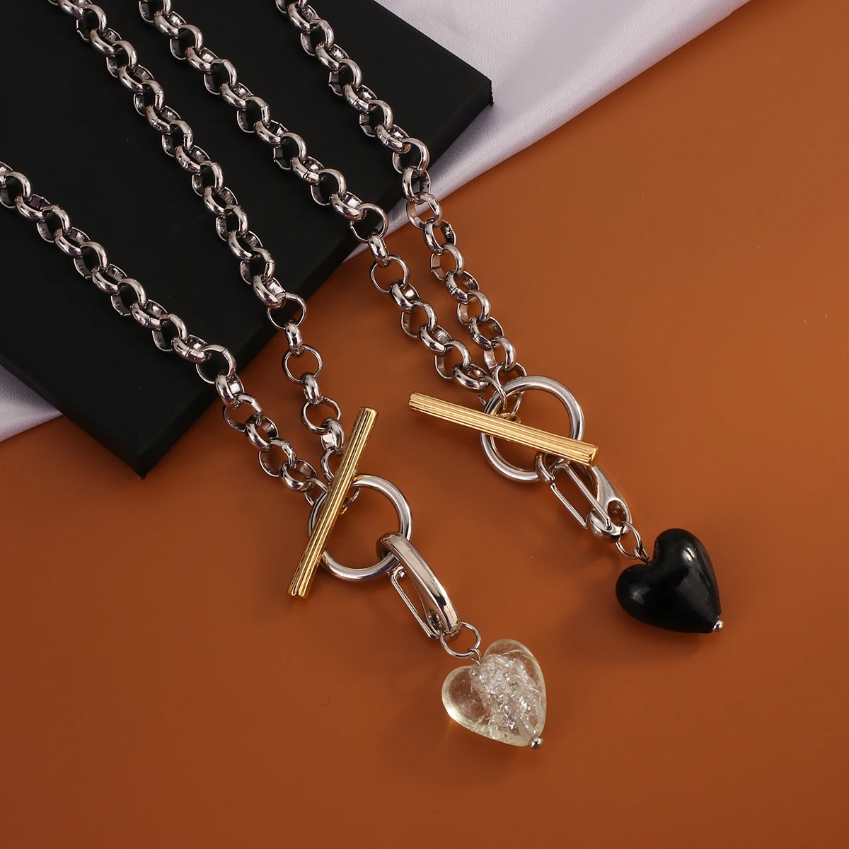 Heart Pendant Necklace For Women 