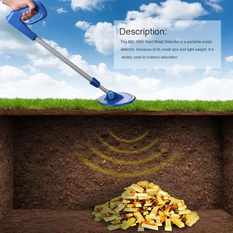 

MD1005 HOT SALE Underground Metal Detector Gold Detectors Treasure Hunter Detector Circuit Metales