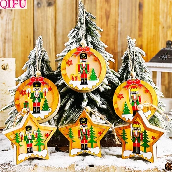 

Soldiers Band Nutcracker Puppet Light With Battery Button Christmas Ornaments Christmas Tree Dcor For Home Pendant Xmas deco