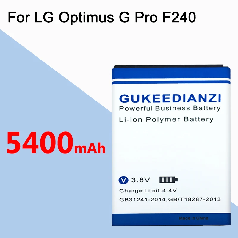GUKEEDIANZI 5400 мАч батарея мобильного телефона BL-48TH для LG Optimus G Pro F240 E988 E986 E985 E980 E940 F310 D684