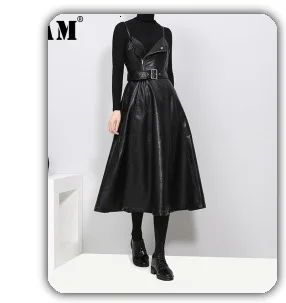 [EAM] 2020 New Spring Vintage O Collar Loose Three Quarter Sleeve Tops Full Length Pants Suit Summer Women Fashion Tide OA979