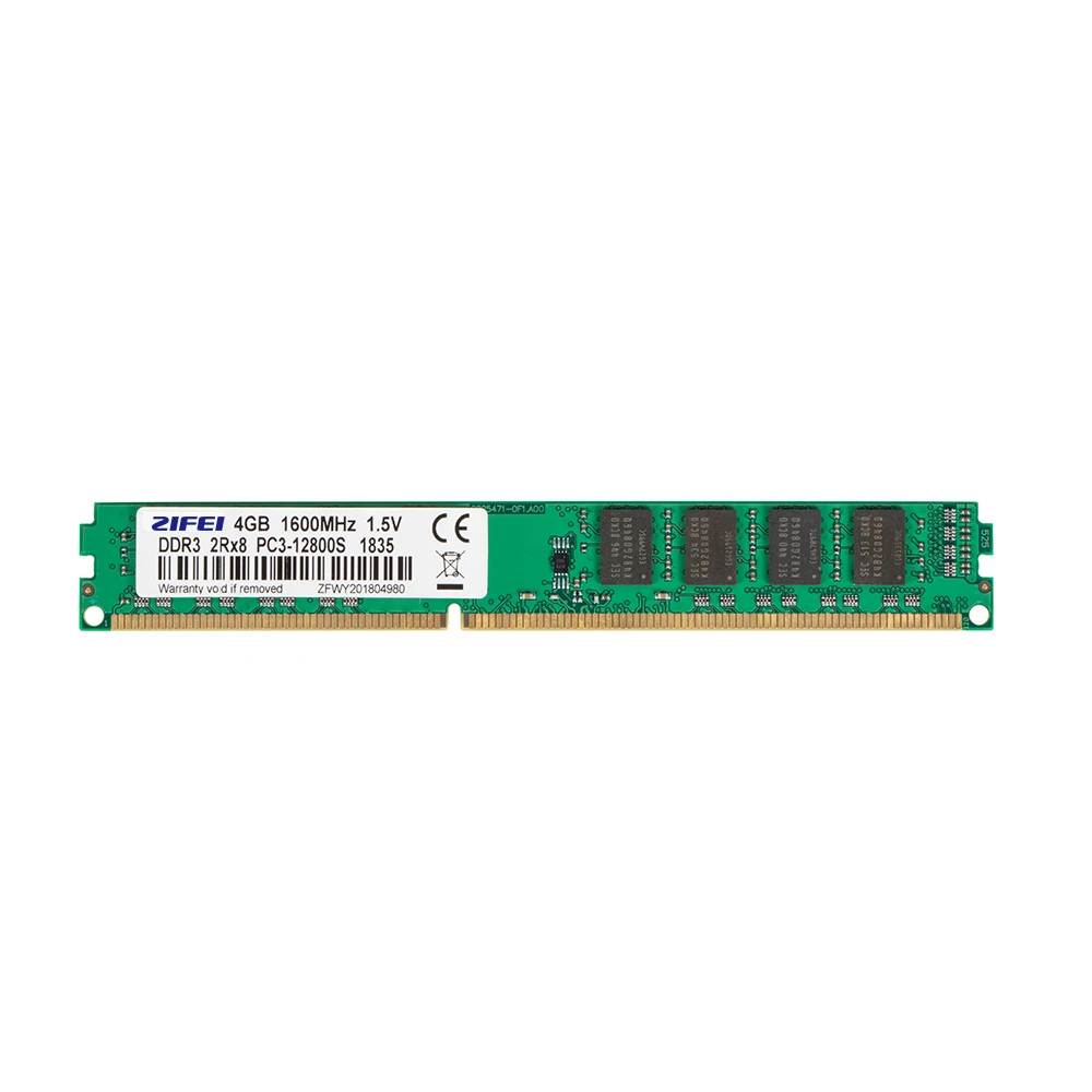 ZiFei оперативная память DDR3 8 ГБ 4 ГБ 1600 МГц 1333 МГц 1066 МГц 240Pin UDIMM настольная память полностью совместима с Intel и AMD