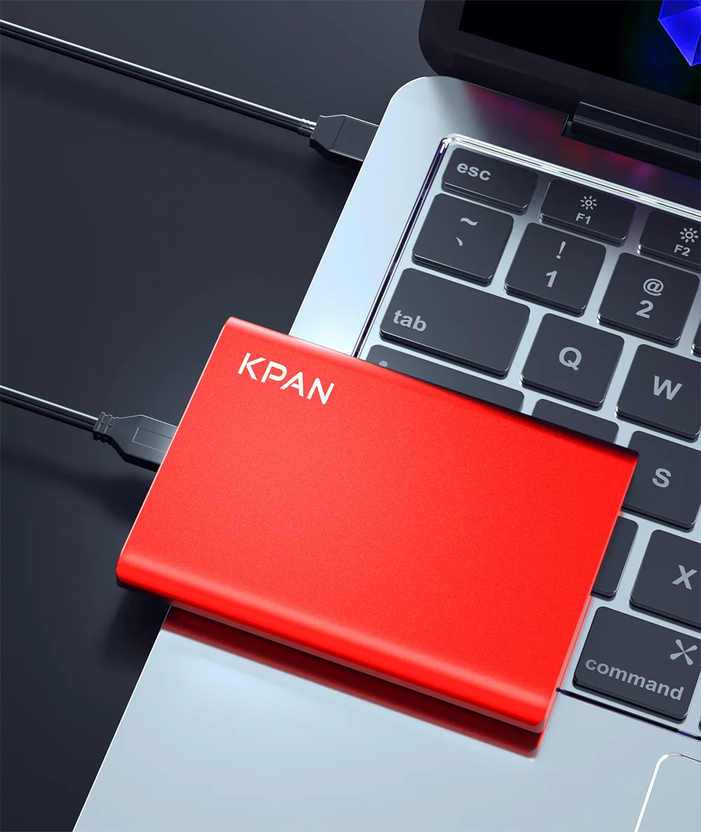 portable hard disk KPAN Metal Case 2.5" HDD Red USB3.0 portable Externo Disco Duro 1TB Storage capacity For PC Laptop Xbox One PS4 PS5 Mac macbook seagate backup plus slim