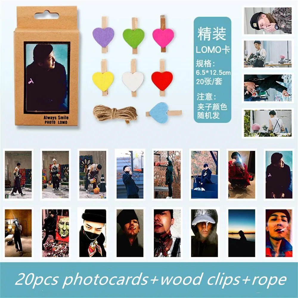 

Kpop Bigbang Kwon Ji Yong HD Photocard G-dragon Personal Paper Lomo Photo Card Collective Cards