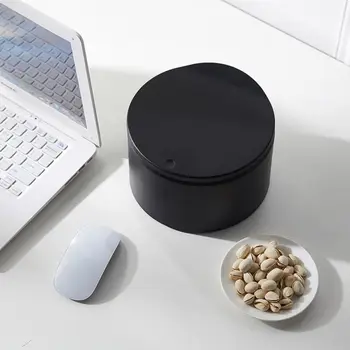

Mini Durable Waste Bins Multi-function Desktop Capped Trash box Can Kitchen Office Garbage Storage Bucket Kitchen Container