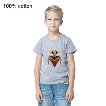 

2020 children boy 100% Cotton O Neck Custom Printed Mazinger Z children T Shirt Ufo Robo Grendizer Goldorak men boy Best T Shirt