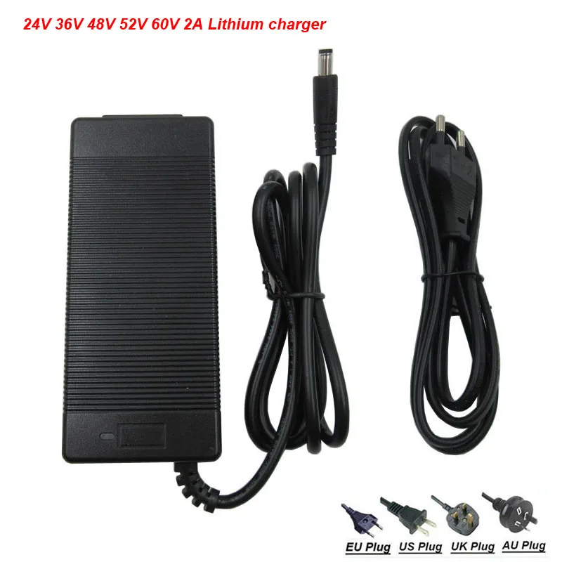 29.4v/42v/54.6v Universal Electric Bicycle Charger Lithium Battery Adapter Plug 