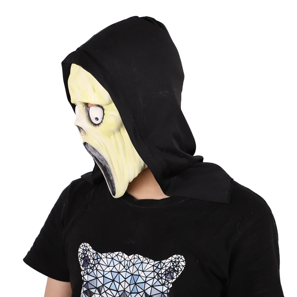 Funny Halloween Party Mask Masquerade Cosplay Costume Props Zombie Undead Latex Full Face Mask Increase Festive Atmosphere